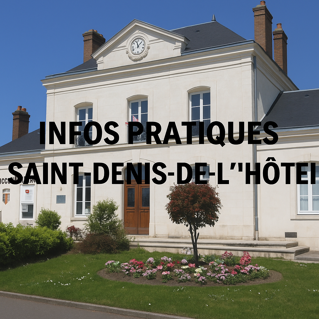 info pratique saint denis de l'hôtel